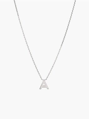 Mejuri letter A necklace